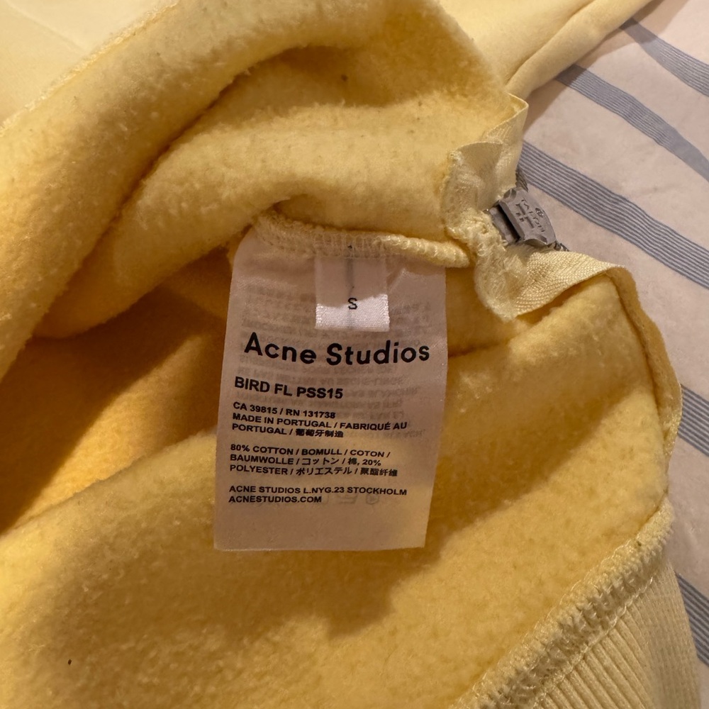 Acne Studios Bright Yellow Pullover - image 6